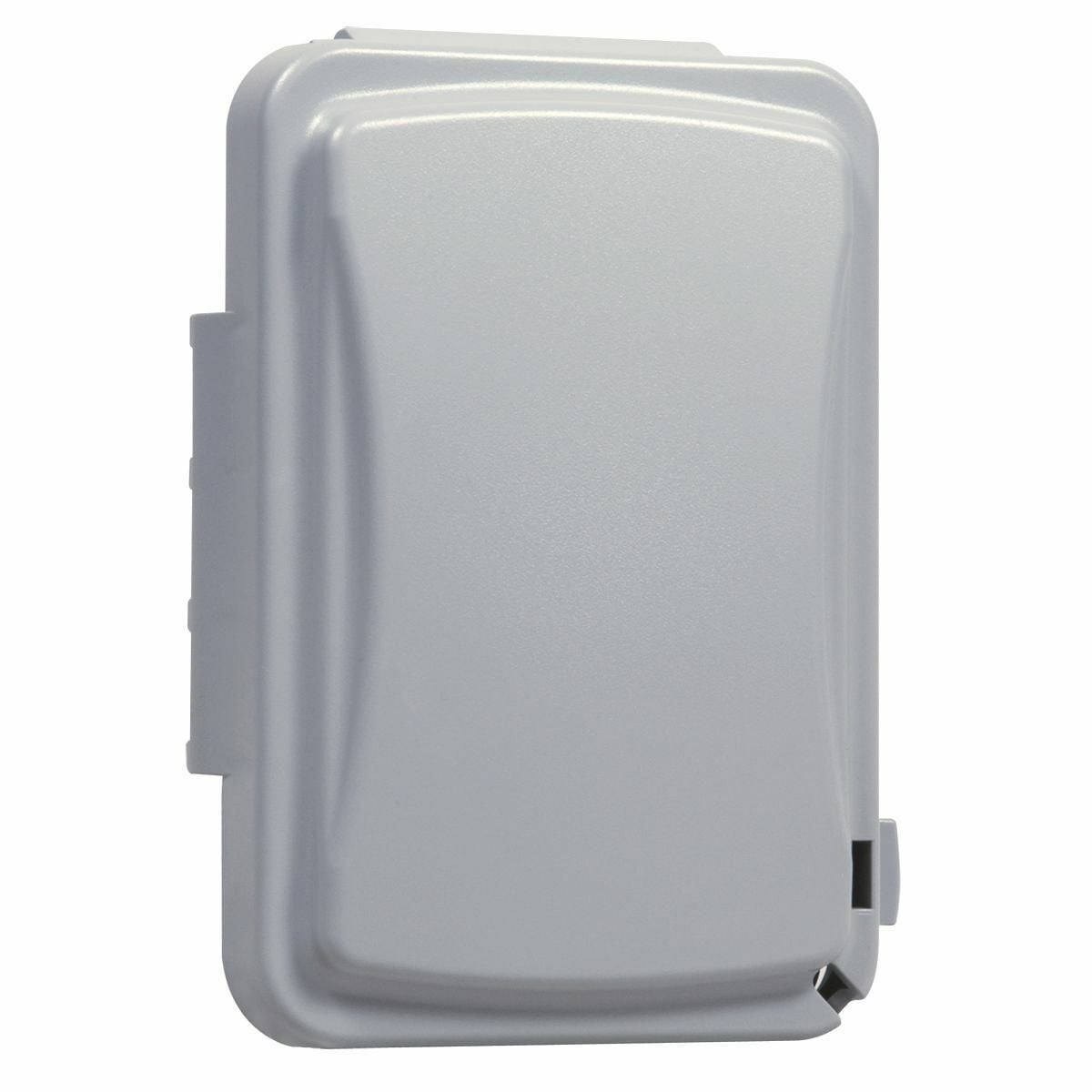 MM110G Flat Weatherproof Flip Cover, 3.81 in L x 5.61 in W x 5/8 in D, Blank Cover, Polycarbonate