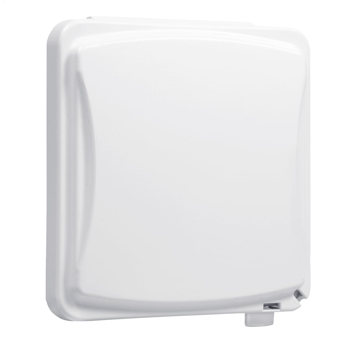 MM1410W Weatherproof Flip Cover, 3.1 in L x 4.08 in W, Blank/Flat Cover, Polycarbonate