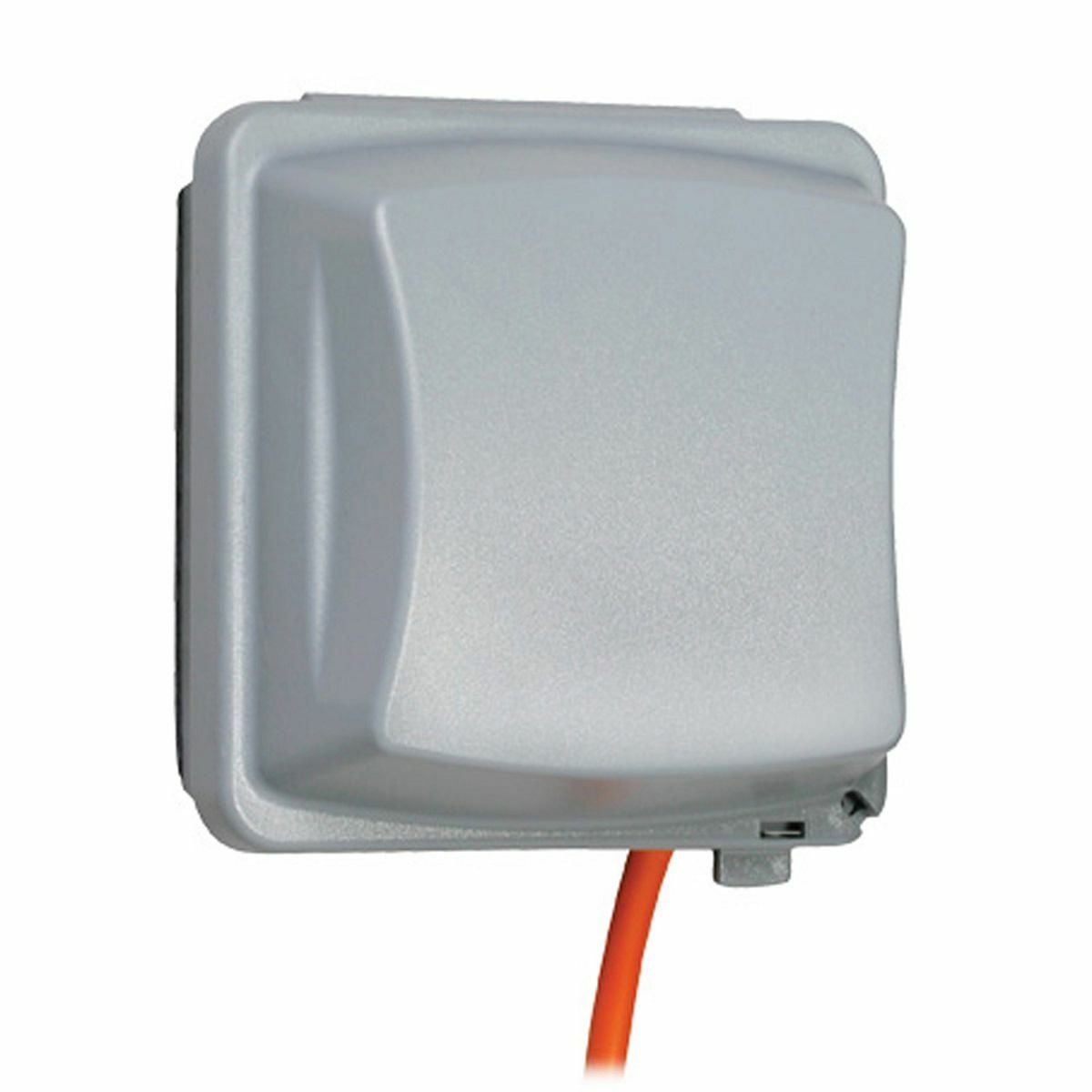 MM2410G 55-in-1 Configuration Non-Metallic Standard Weatherproof While-In-Use Cover, 5.54 in L x 5.43 in W x 3.07 in D, GFCI Device Cover, Polycarbonate