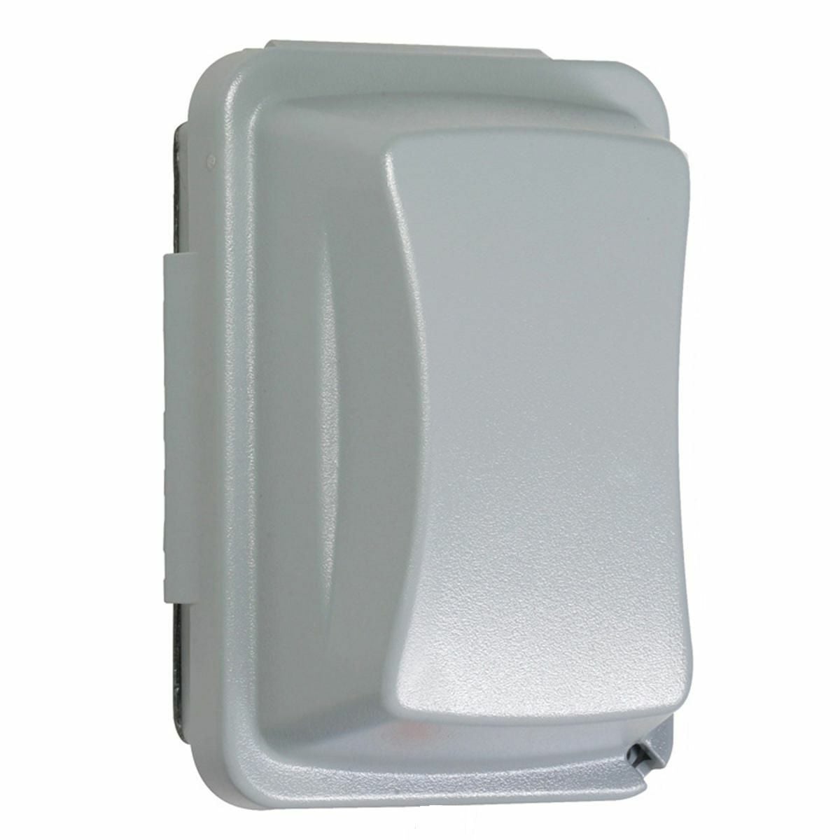 MM410G Weatherproof While-In-Use Cover, 3-1/4 in L x 4 in W x 2-3/4 in D, Polycarbonate Glass