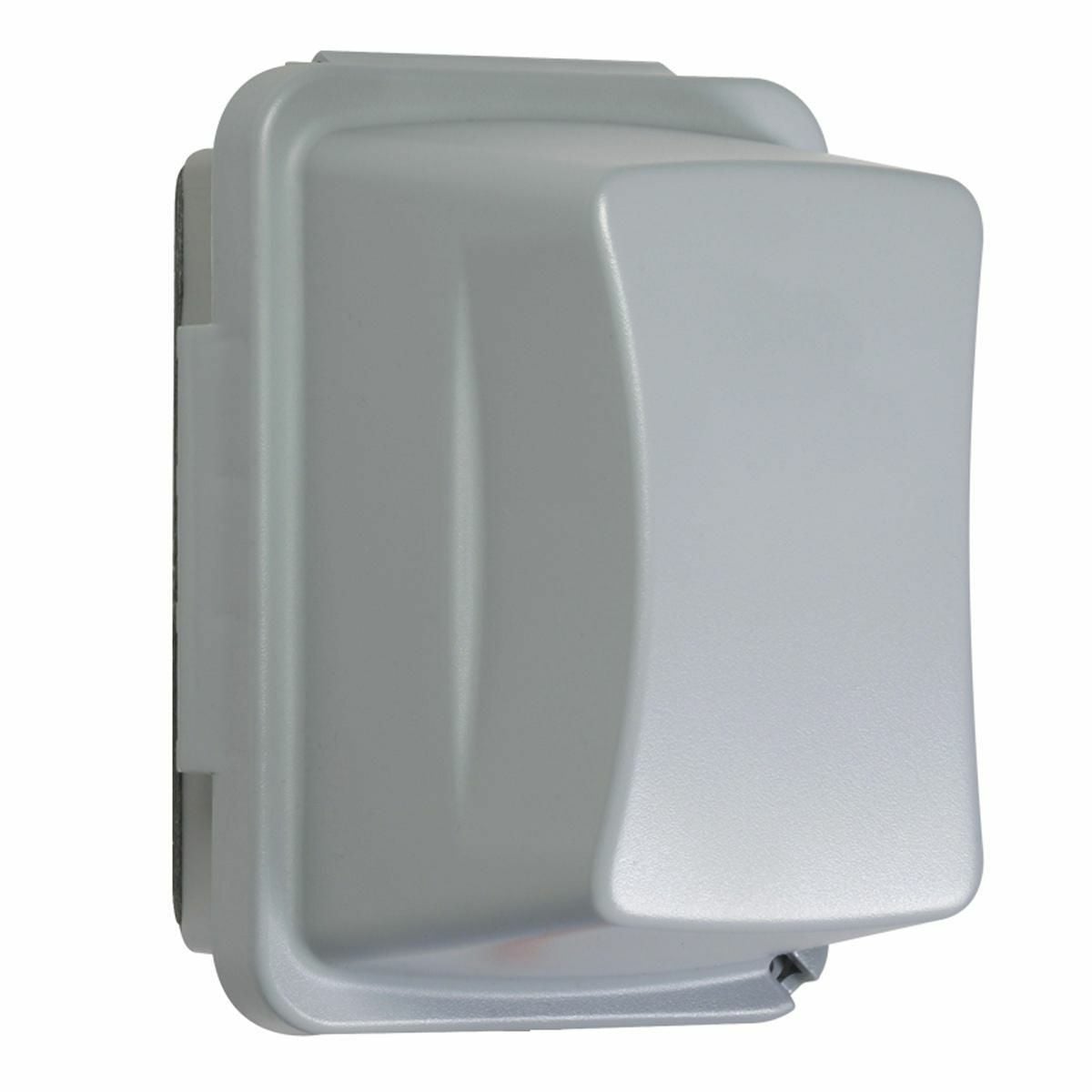 MM710G Weatherproof While-In-Use Cover, 5.38 in L x 4 in W x 4-3/4 in D, Polycarbonate Glass