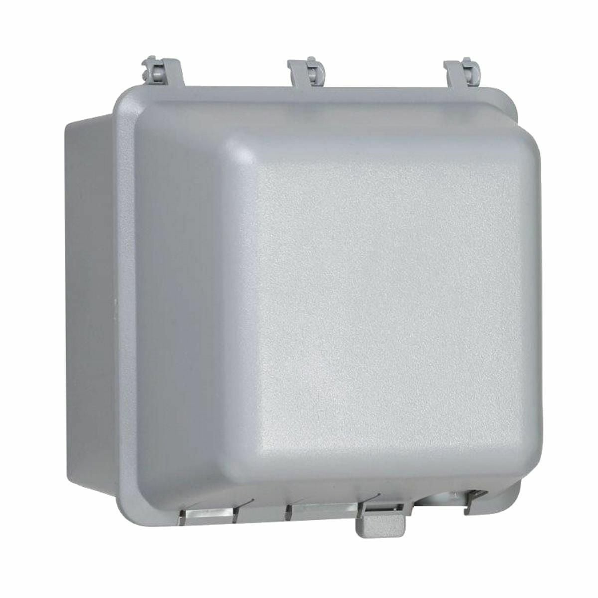 MM7440G Jumbo Non-Metallic Weatherproof While-In-Use Cover, 5.35 in L x 5.35 in W x 4-3/4 in D, GFCI Device Cover, Polycarbonate