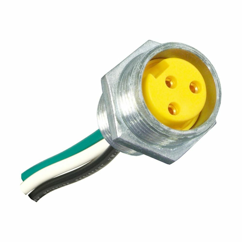 MR2F4BC100A LynxPOWER Style I 2-Pole 1-Phase Mini-Line Female Receptacle, 600 VAC, 13 A, 7800 W Power Rating
