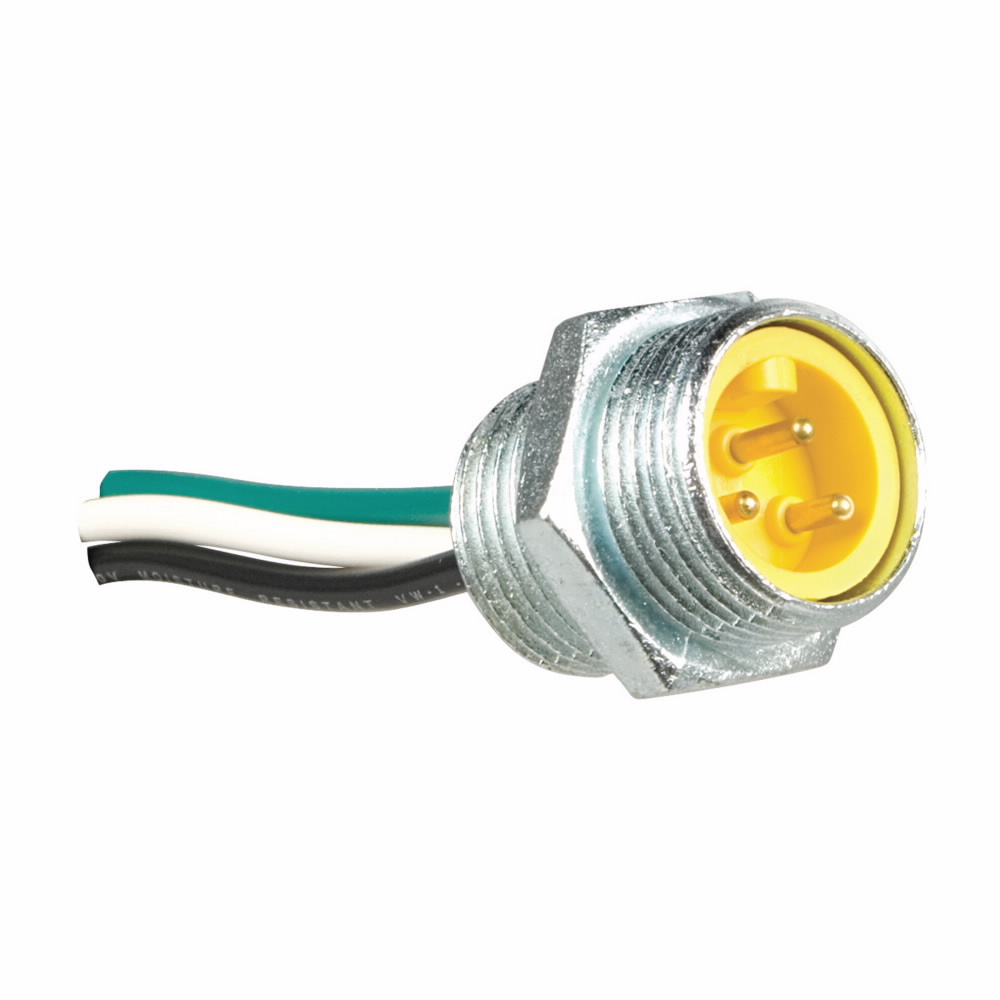 MR3E4BC100A LynxPOWER Style I 3-Pole 1-Phase Mini-Line Male Receptacle, 600 VAC, 13 A, 7800 W Power Rating