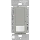 Maestro 0-10V dimmer vacancy sensor, passive infrared, 8A fluorescent ballast or LED driver, 120-277V, in gray