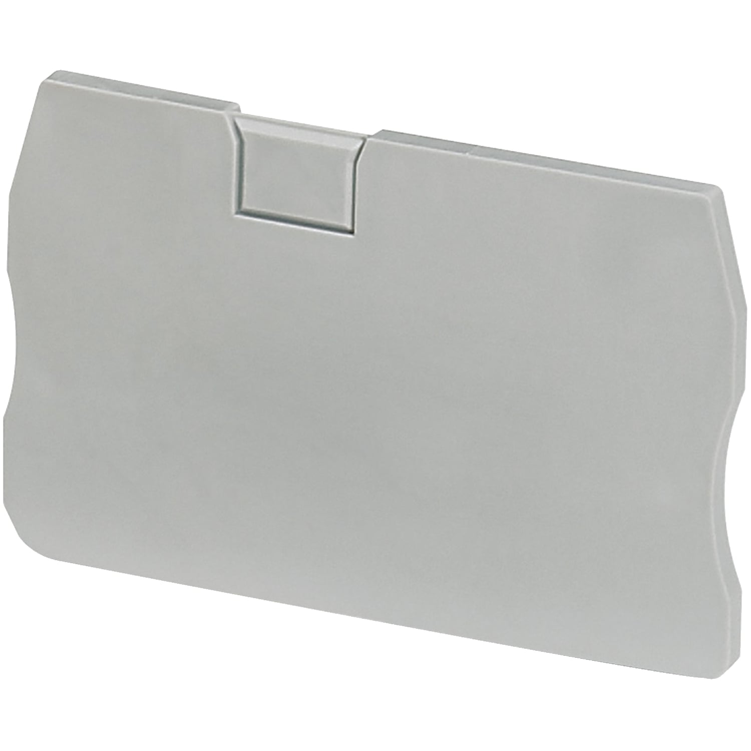 NSYTRACR22 2-Point End Cover Plate, For Use With NSYTRP22 Spring Terminal Block and NSYTRR22 2.5 sq-mm Push-In Terminal Block, 2-Terminal, Gray