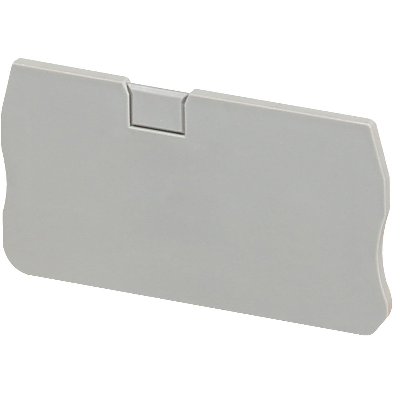 NSYTRACR42 Linergy End Cover Plate, For Use With NSYTRR42 Spring Terminal Block and NSYTRP42 4 sq-mm Push-In Terminal Block, 2-Terminal, Gray