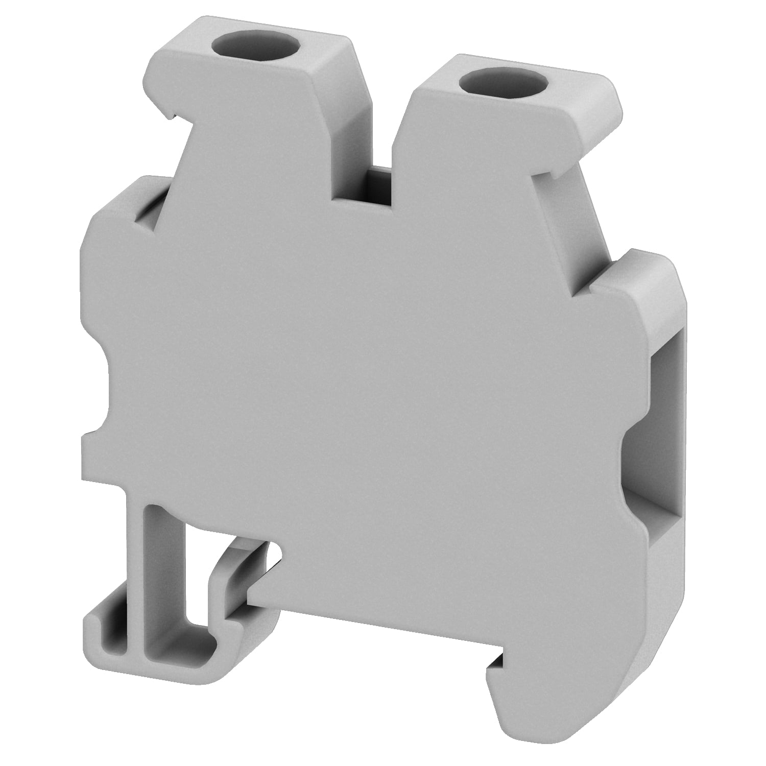 NSYTRV22M 1-Level 2-Point Mini Terminal Block, 600 V AC, 20 A, 24 to 12 AWG Wire, 1 Poles, DIN Rail Mount