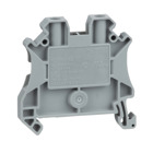 Linergy terminal blocks, screw terminal, feed through, 2 points, 4 mm wide, grey
