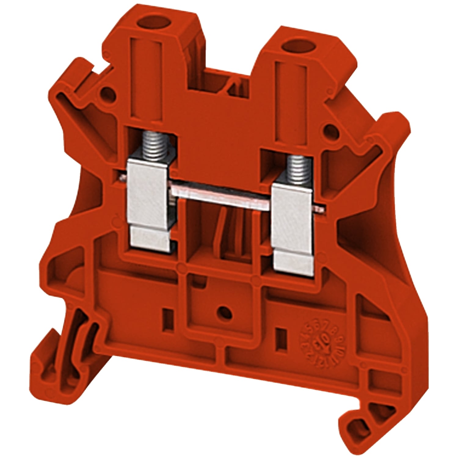 NSYTRV42RD Linergy TRV Feed Through Terminal Block, 600/690/1000 V AC, 30/32 A, 0.14 to 6 sq-mm Wire, Clip-Fit Mount