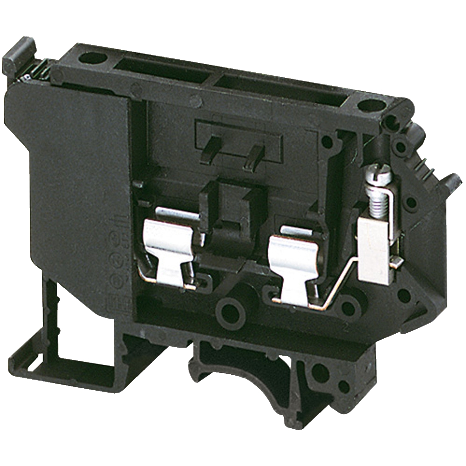NSYTRV42SF5LD Linergy TRV Fused Terminal Block With Light Indicator, 500/600 V AC, 6.3 A, 0.2 to 4 sq-mm Wire, Clip-Fit Mount