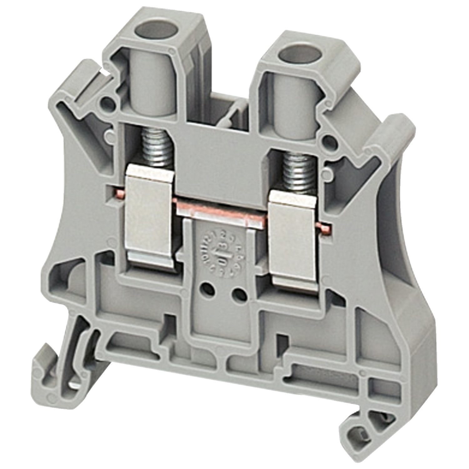NSYTRV62 Linergy TRV Feed Through Terminal Block, 600/690/1000 V AC, 41 A, DIN Rail Mount