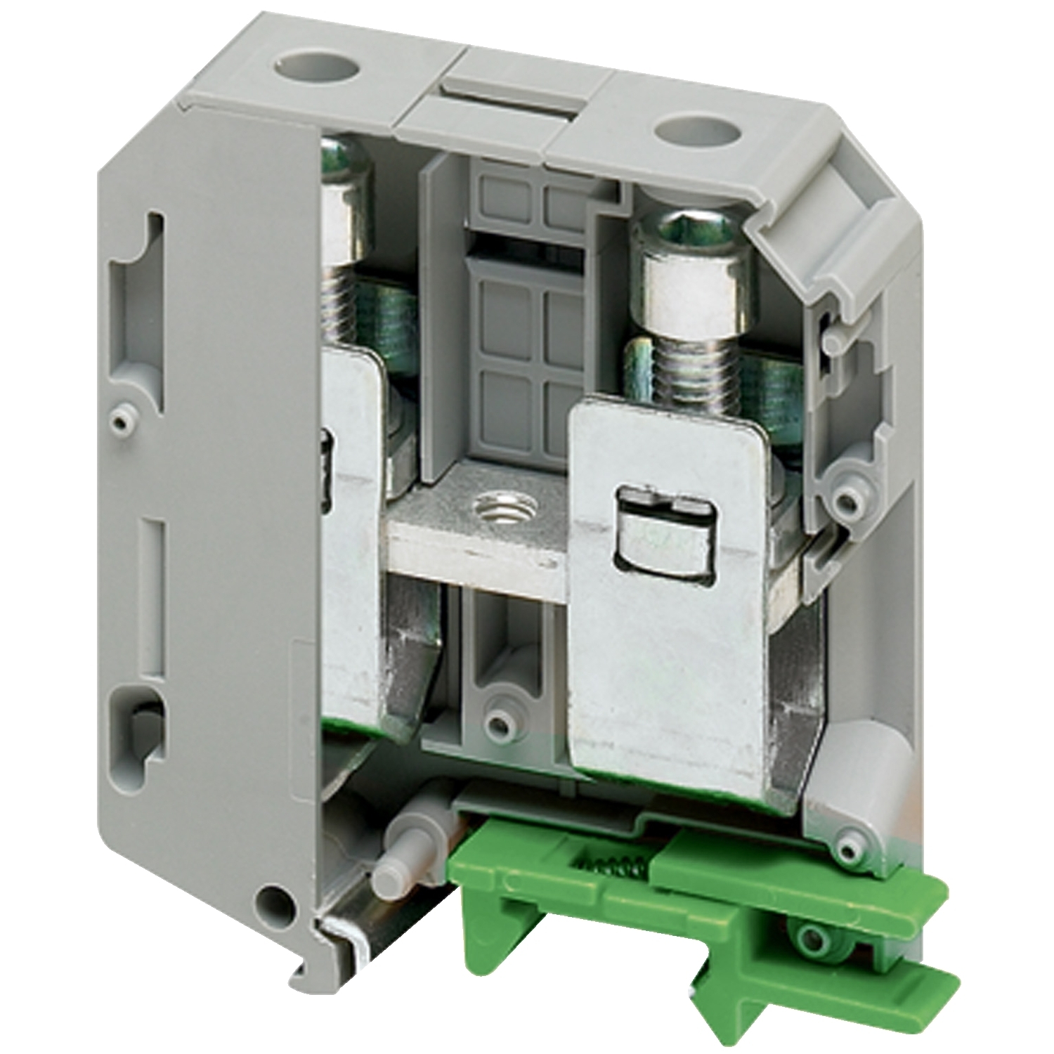 NSYTRV702 1-Level 2-Point Terminal Block, 600 V AC, 192 A, 4 to 3/0 AWG Wire, 1 Poles, Clip-Fit Mount