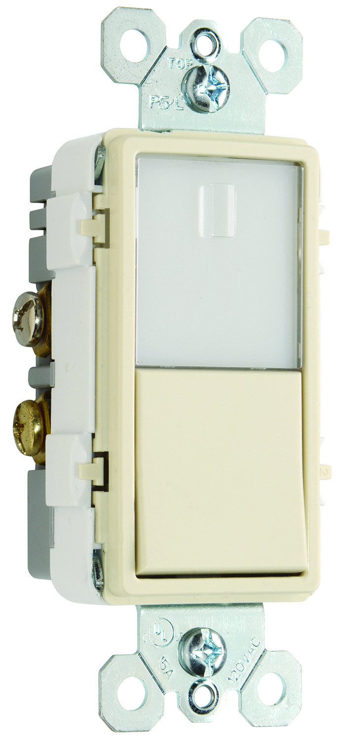 NTL873LACC6 radiant Single Pole/3-Way Switch Night Light, Light Almond