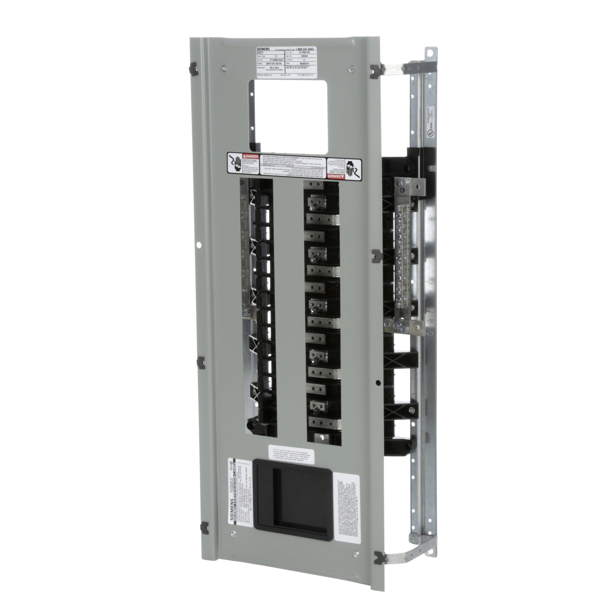 P1X30MC250AT Type P1 Panelboard Interior, 208/120 V AC, 250 A