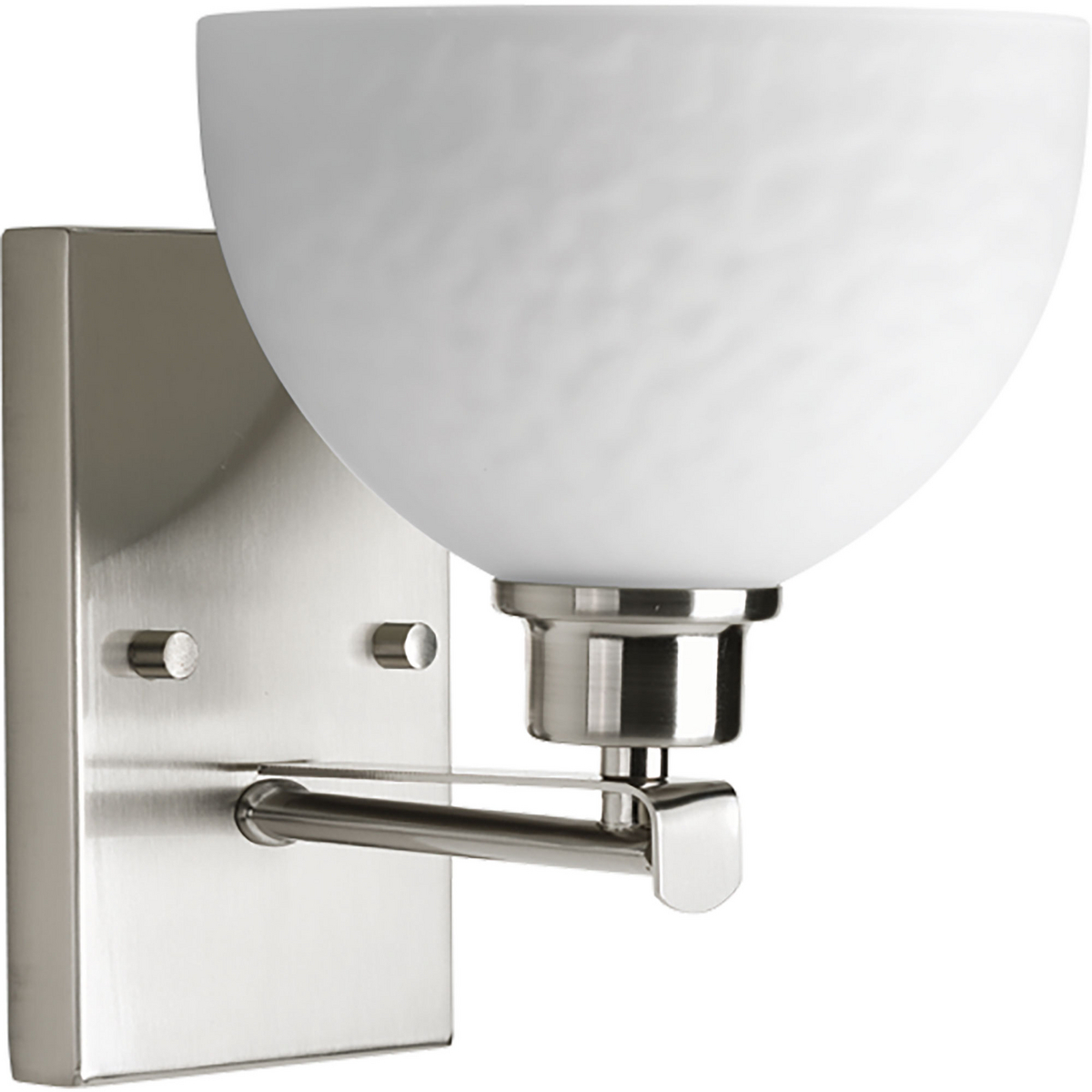P2087-09 Legend Contemporary Soft Bath and Vanity Fixture, (1) Lamp, 120 VAC, Brushed nickel Housing