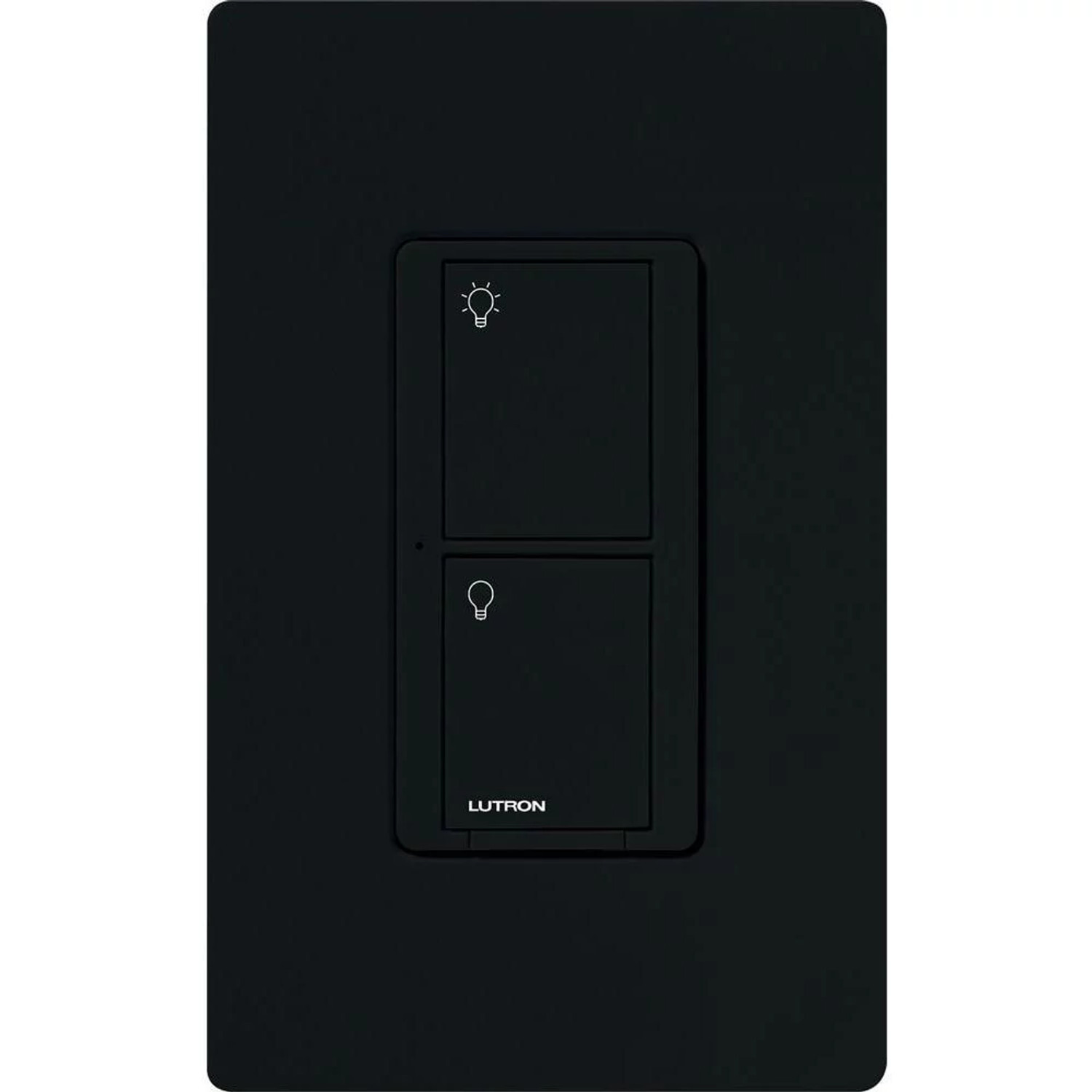 PD-5WS-DV-BL Caseta In-Wall Smart Switch PRO, No Neutral Required, 5 Amp Lighting or 3 Amp General Fan Load, 120/277V, 1 Pole/3-Way, Black