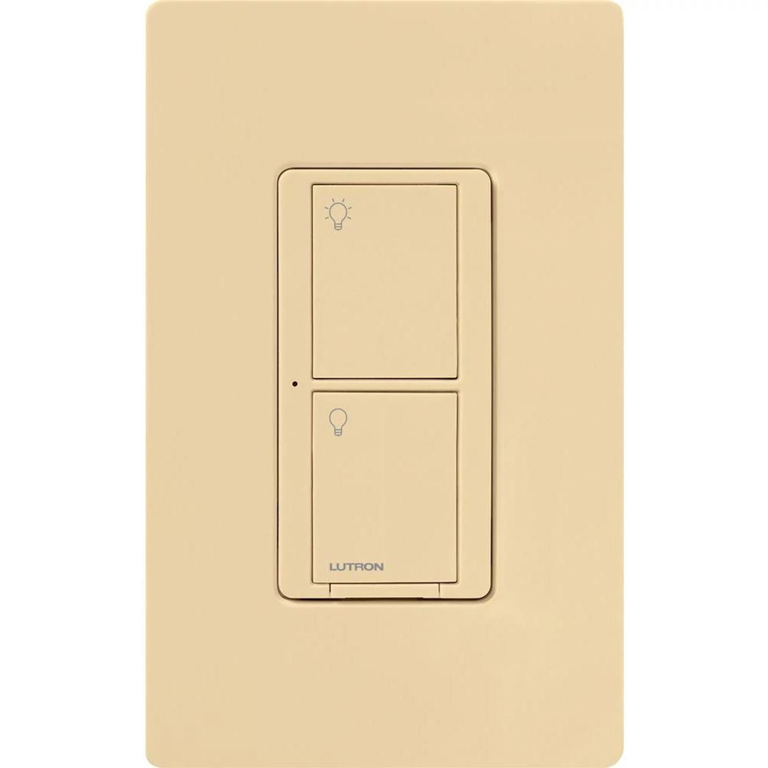 PD-5WS-DV-IV Caseta In-Wall Smart Switch PRO, No Neutral Required, 5 Amp Lighting or 3 Amp General Fan Load, 120/277V, 1 Pole/3-Way, Ivory