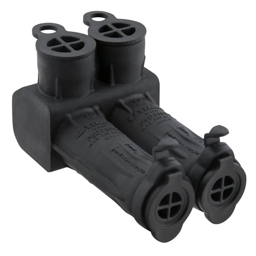 PED2-350SS-DB SafetySub Type PED-SS Insulated Multiple Tap Connector, Copper/Aluminum Conductor, Aluminum Alloy