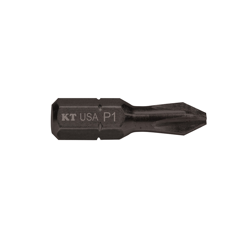 PH115 Insert Power Driver Bit, #1 Phillips Point, 1 in OAL