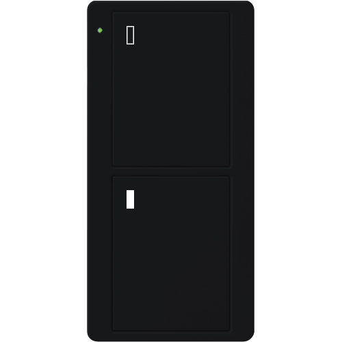 PJ2-2B-GBL-L02 2-Button Pico Smart Remote with Appliance Icons, Black