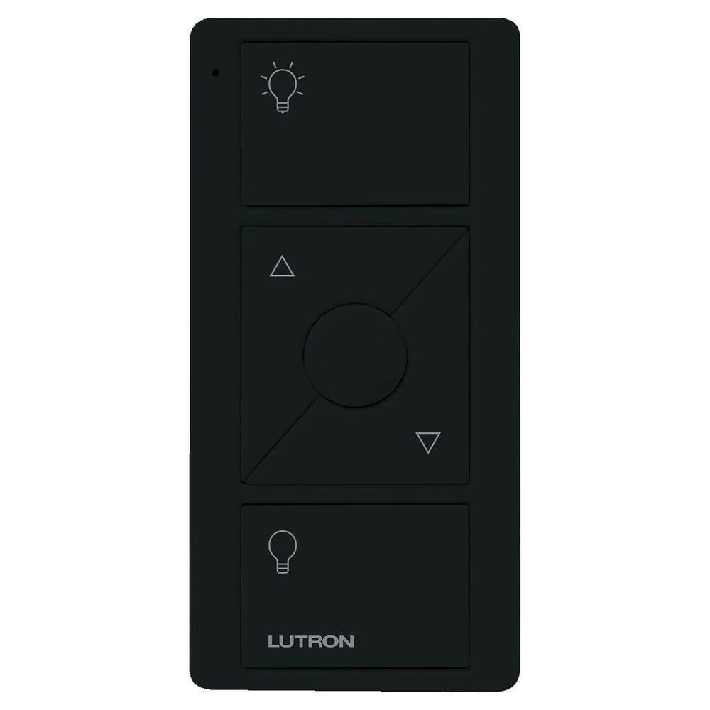 PJ2-3BRL-GBL-L01 Original 3-Button Pico Smart Remote with Raise/Lower and Preset with Light Icons, Black