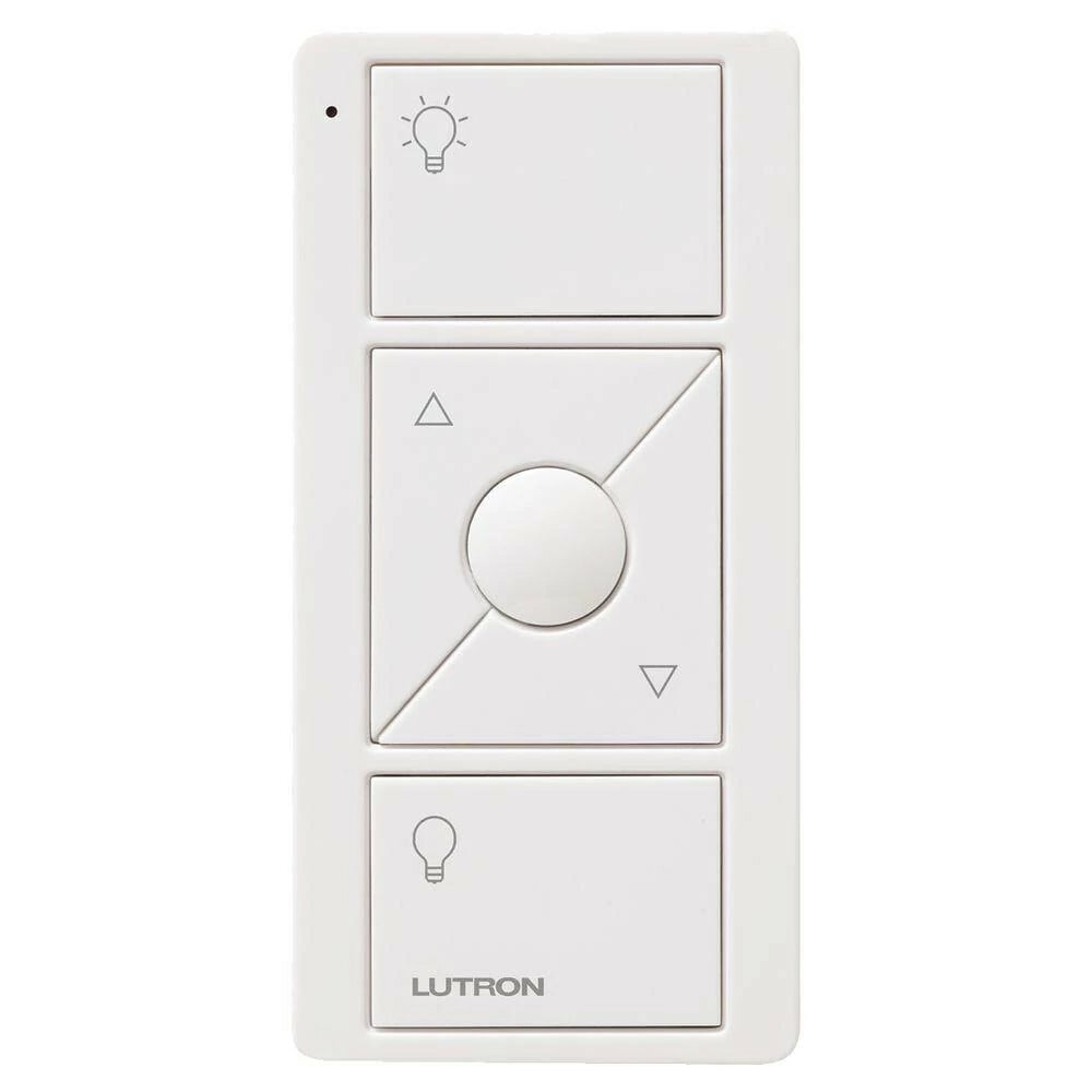 PJ2-3BRL-GWH-L01 Original 3-Button Pico Smart Remote with Raise/Lower and Preset with Light Icons, White
