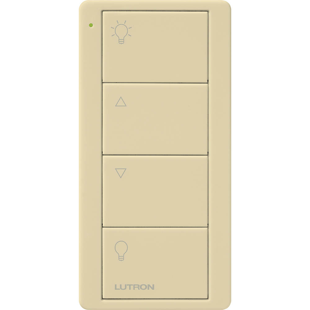 PJ2-4B-GIV-L01 4-Button Zone Control Pico Smart Remote with Light Icons, Ivory
