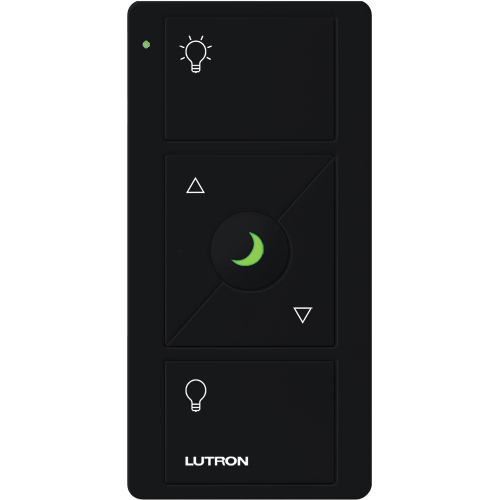 PJN-3BRL-GBL-L01 Original 3-Button Pico Smart Remote with Night Light, Raise/Lower and Preset with Light Icons, Black