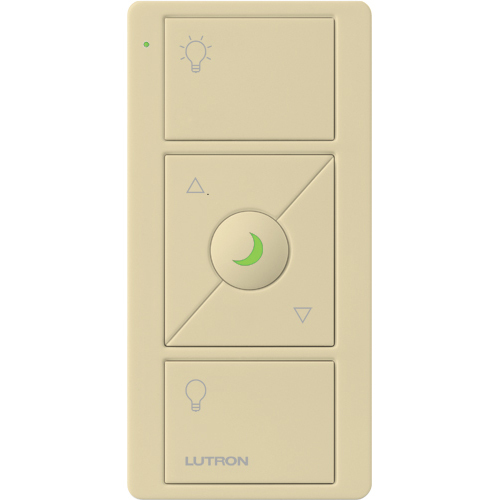 PJN-3BRL-GIV-L01 Original 3-Button Pico Smart Remote with Night Light, Raise/Lower and Preset with Light Icons, Ivory