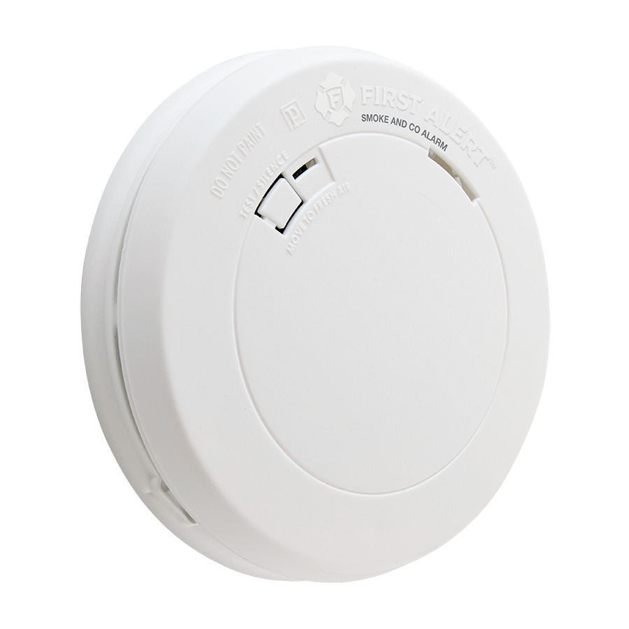 PRC710B Smoke/CO Combo Alarm with Sealed Lithium Battery Backup, Photoelectric