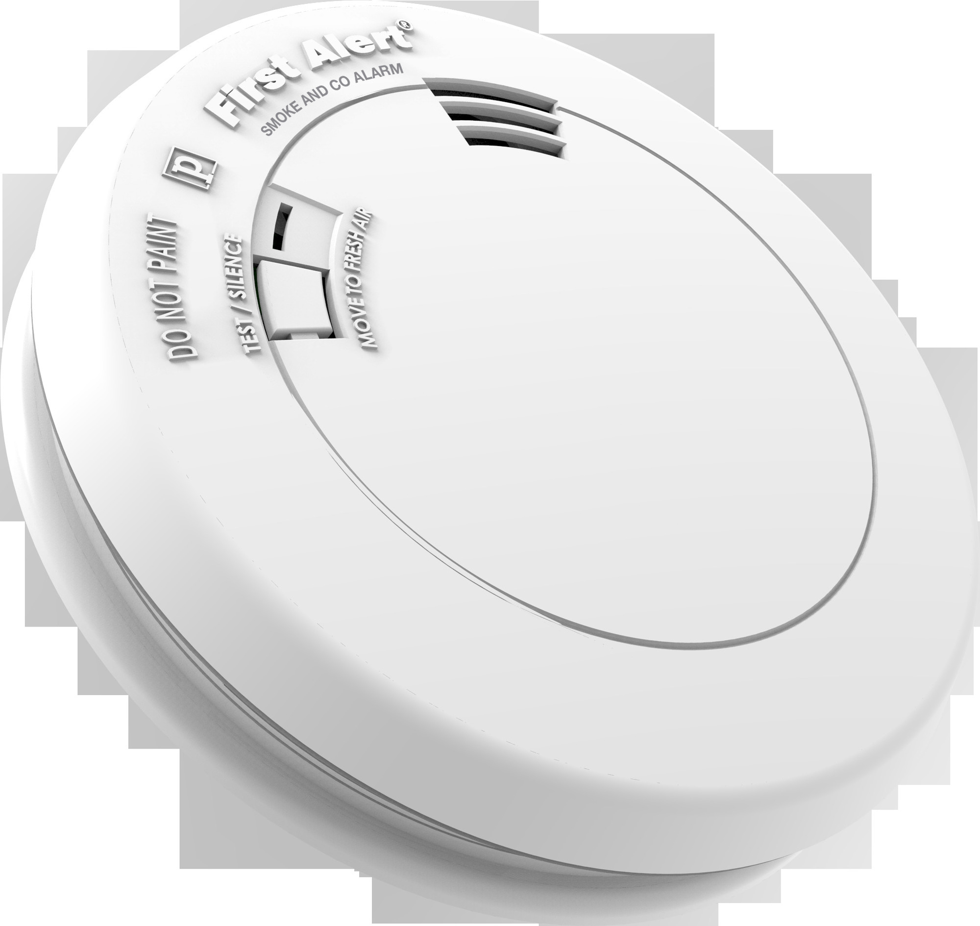 PRC710VB Combination Low Profile Smoke and Carbon Monoxide Alarm, Electrochemical/Photoelectric Sensor, 3 V DC Lithium Power Cell Battery, 85 dB