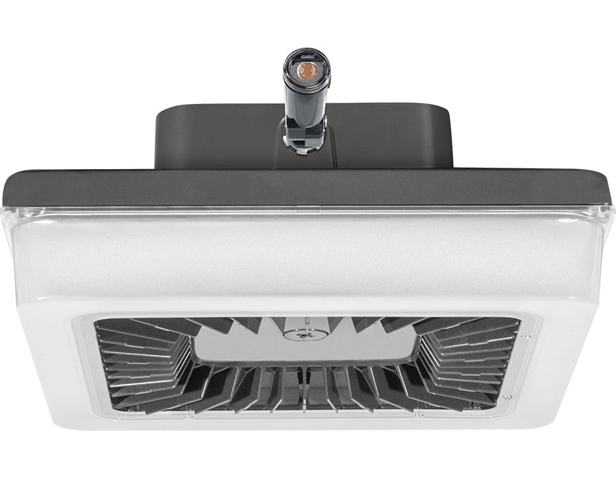 PRT55/PCS Porto Garage Light With 120 V AC Swivel Photocell,) LED Lamp, 57 W Fixture, 120 V AC, Bronze/Polyester Powder Coated Housing