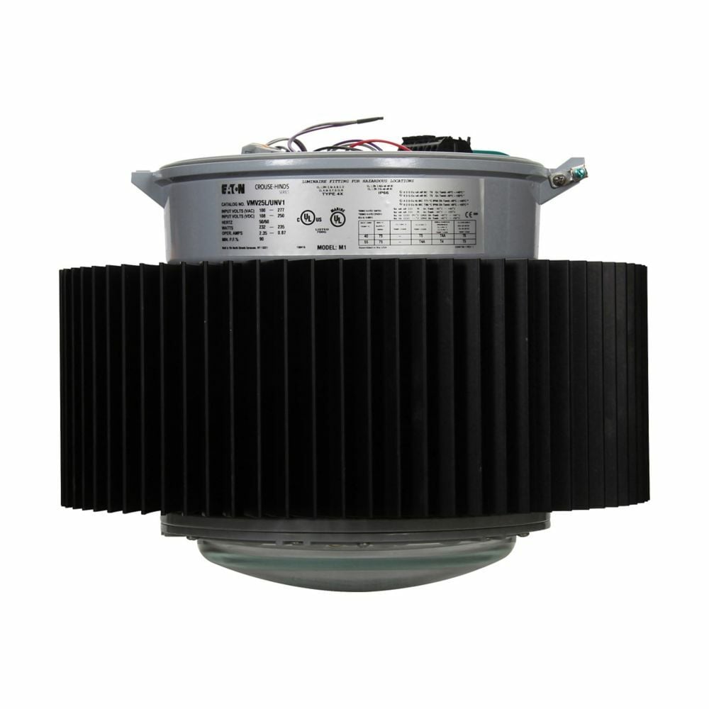 PVM25L/UNV34 Champ Type V Optic Standard Pro High Bay Luminaire, 232 W Fixture, 347 to 480 VAC, Corro-Free Epoxy Powder Coated Housing