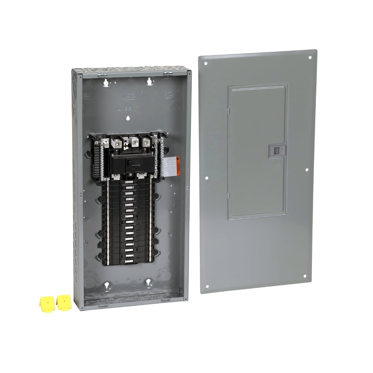 QO130M200PC 1-Phase Convertible Neutral Main Breaker Load Center With Combination Flush/Surface Cover, 120/240 V AC, 200 A, 22 kA Interrupt
