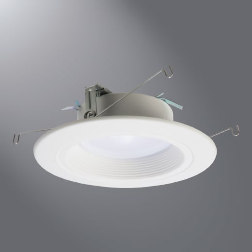 RL560WH6927 Halo Air-Tite RL56 600 Adjustable Gimbal Dimmable Retrofit Module, 5 in, 6 in Ceiling Opening, 120 VAC, Die Cast Aluminum Housing