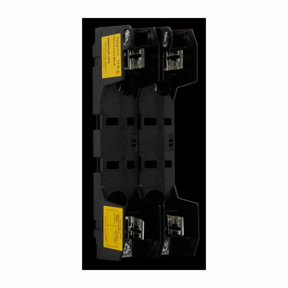 Eaton Bussmann Series RM modular fuse block, Modular fuse block, 0-30 A, Two-pole, Class R, Screw with pressure plate, 600 V