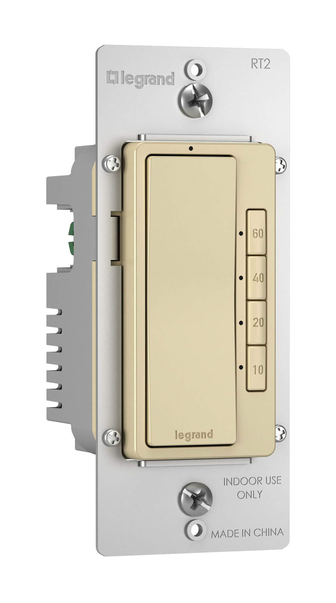 RT2I radiant 4-Button Digital Timer, Ivory