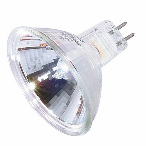 S1969 Dimmable Lensed Halogen Lamp, 65 W, GU5.3/GX5.3 Halogen Lamp, MR16 Shape