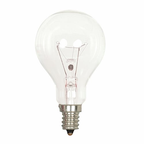 S2742 Dimmable General Service Incandescent Lamp, 60 W, E12 Incandescent Lamp, A15 Shape, 700 Lumens Initial