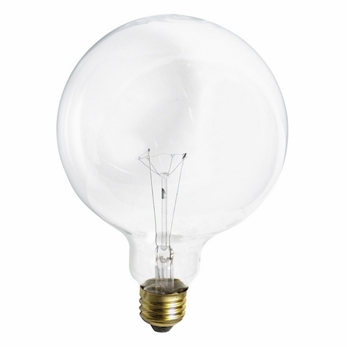 S3013 Decorative Dimmable Globe Incandescent Lamp, 100 W, E26 Incandescent Lamp, G40 Shape, 1.15 Lumens Initial