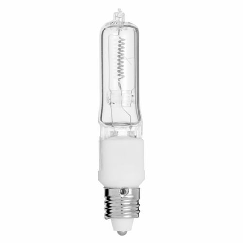 S3107 Dimmable Single Ended Halogen Lamp, 100 W, E11 Lamp Base, T4 Shape, 120 V AC