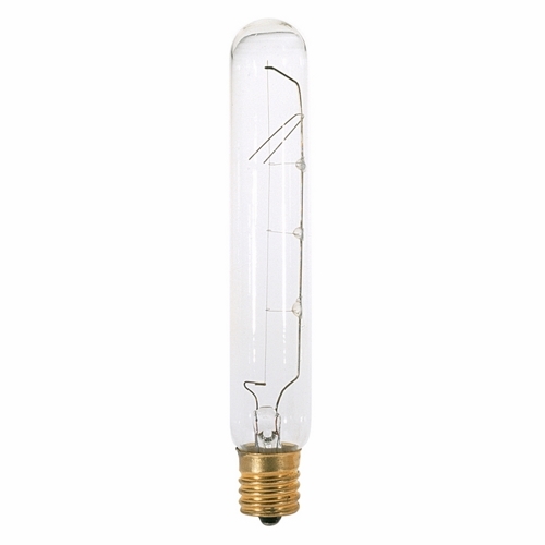 S3224 Dimmable Tubular Incandescent Lamp, 40 W, E17 Incandescent Lamp, T6.5 Shape, 350 Lumens Initial
