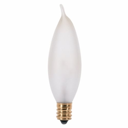 S3277 Dimmable Vintage Decorative Incandescent Lamp, 15 W, E12 Incandescent Lamp, CA8 Shape, 95 Lumens Initial