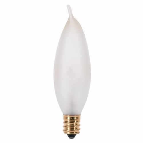S3278 Decorative Dimmable Incandescent Lamp, 25 W, E12 Incandescent Lamp, CA8 Shape, 200 Lumens Initial