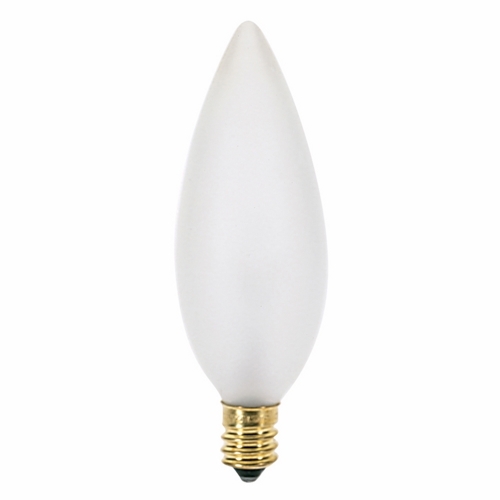 S3291 Decorative Dimmable Incandescent Lamp, 15 W, E12 Incandescent Lamp, BA9-1/2 Shape, 114 Lumens Initial
