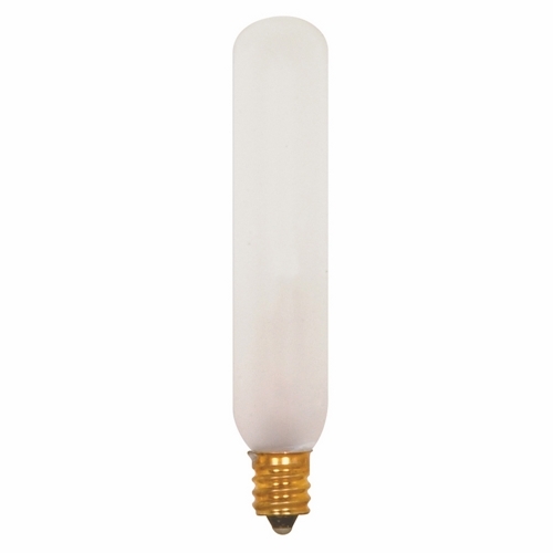 S3315 Dimmable Tubular Incandescent Lamp, 15 W, E12 Incandescent Lamp, T6 Shape, 90 Lumens Initial