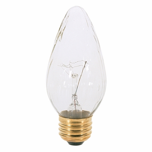 S3367 Decorative Dimmable Vintage Incandescent Lamp, 40 W, E26 Incandescent Lamp, F15 Shape, 350 Lumens Initial