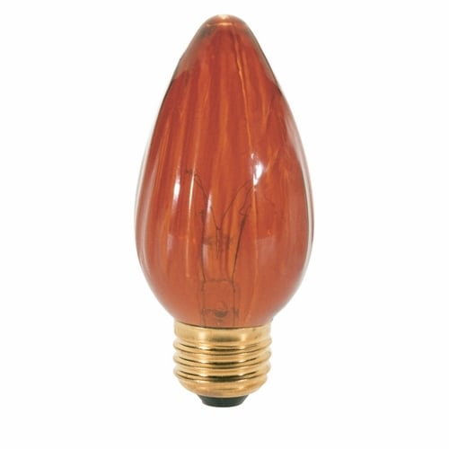 S3370 Decorative Dimmable Incandescent Lamp, 40 W, E26 Incandescent Lamp, F15 Shape, 335 Lumens
