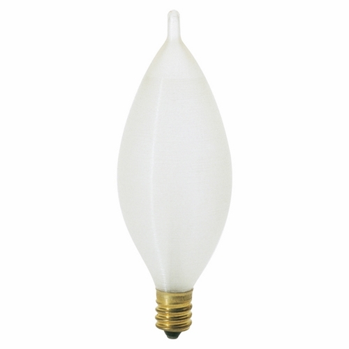 S3405 Decorative Dimmable Incandescent Lamp, 60 W, E12 Incandescent Lamp, C11 Shape, 606 Lumens Initial